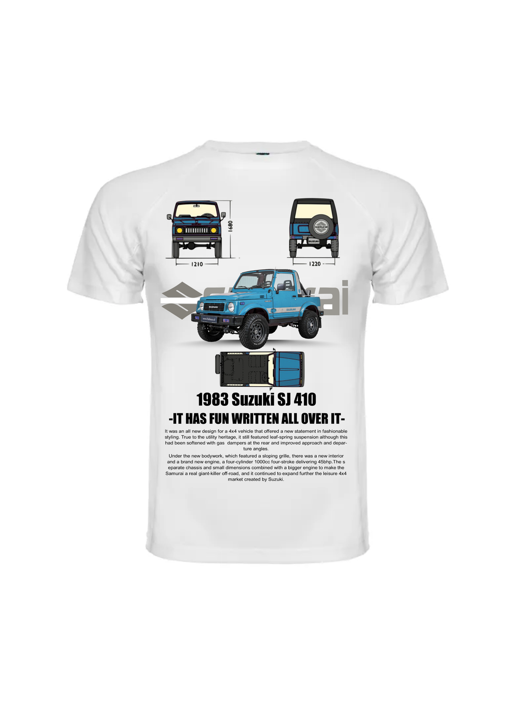 Camiseta Suzuki SJ 410