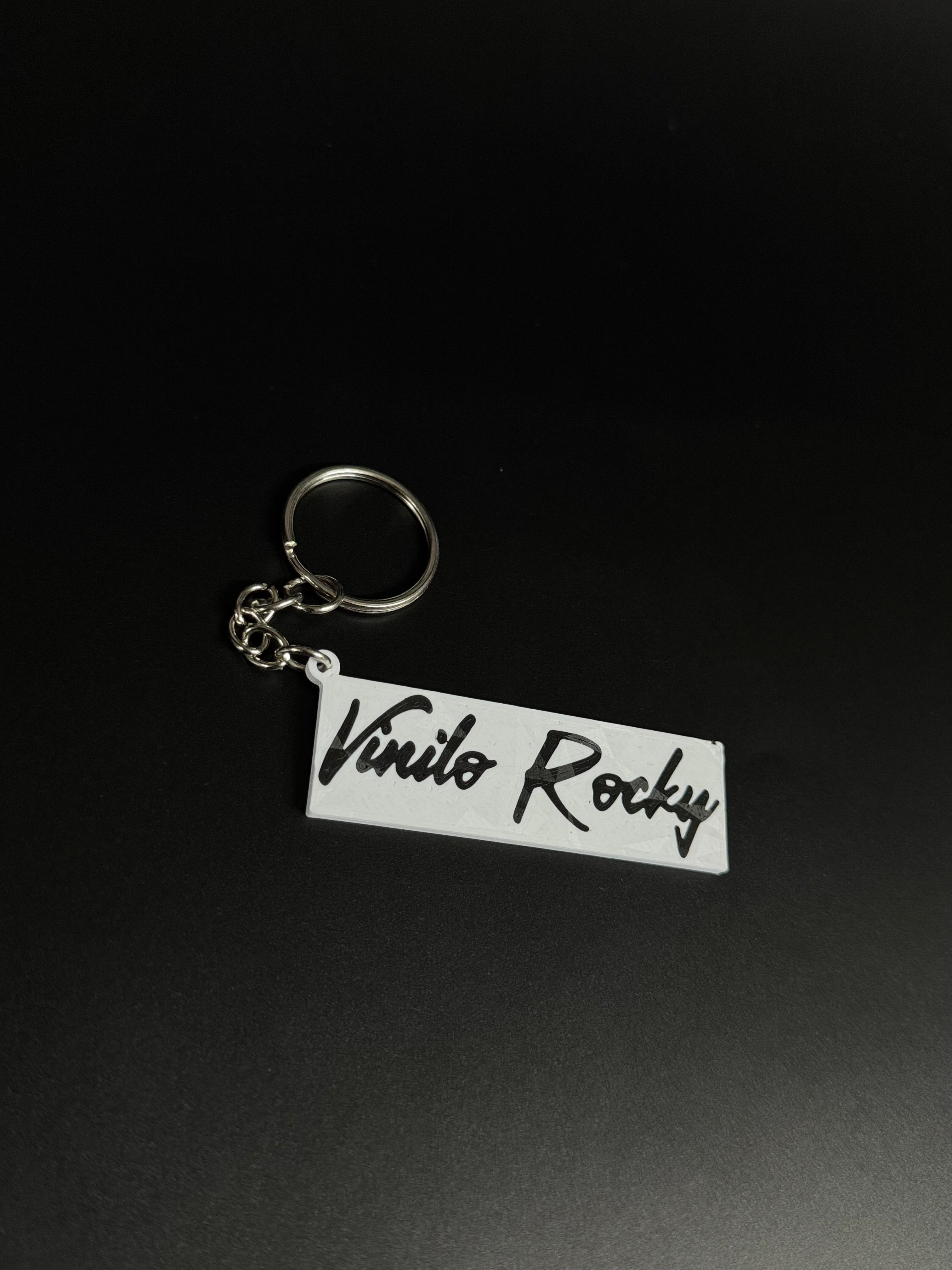 Vinilo Rocky Llavero en 3D