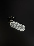 llavero Audi en 3D