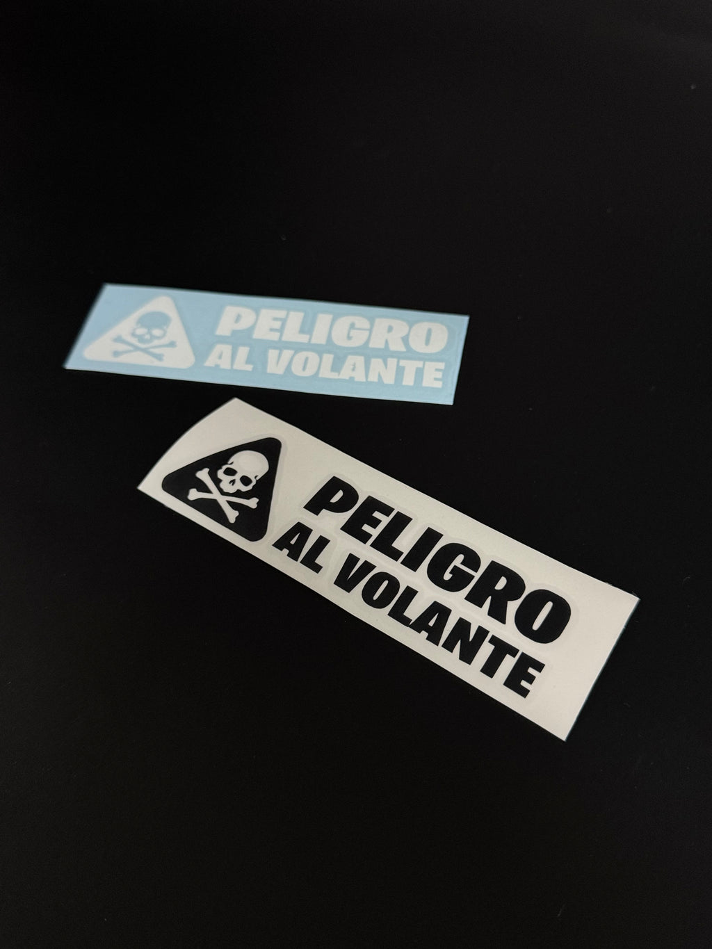 Pegatina: Peligro al volante