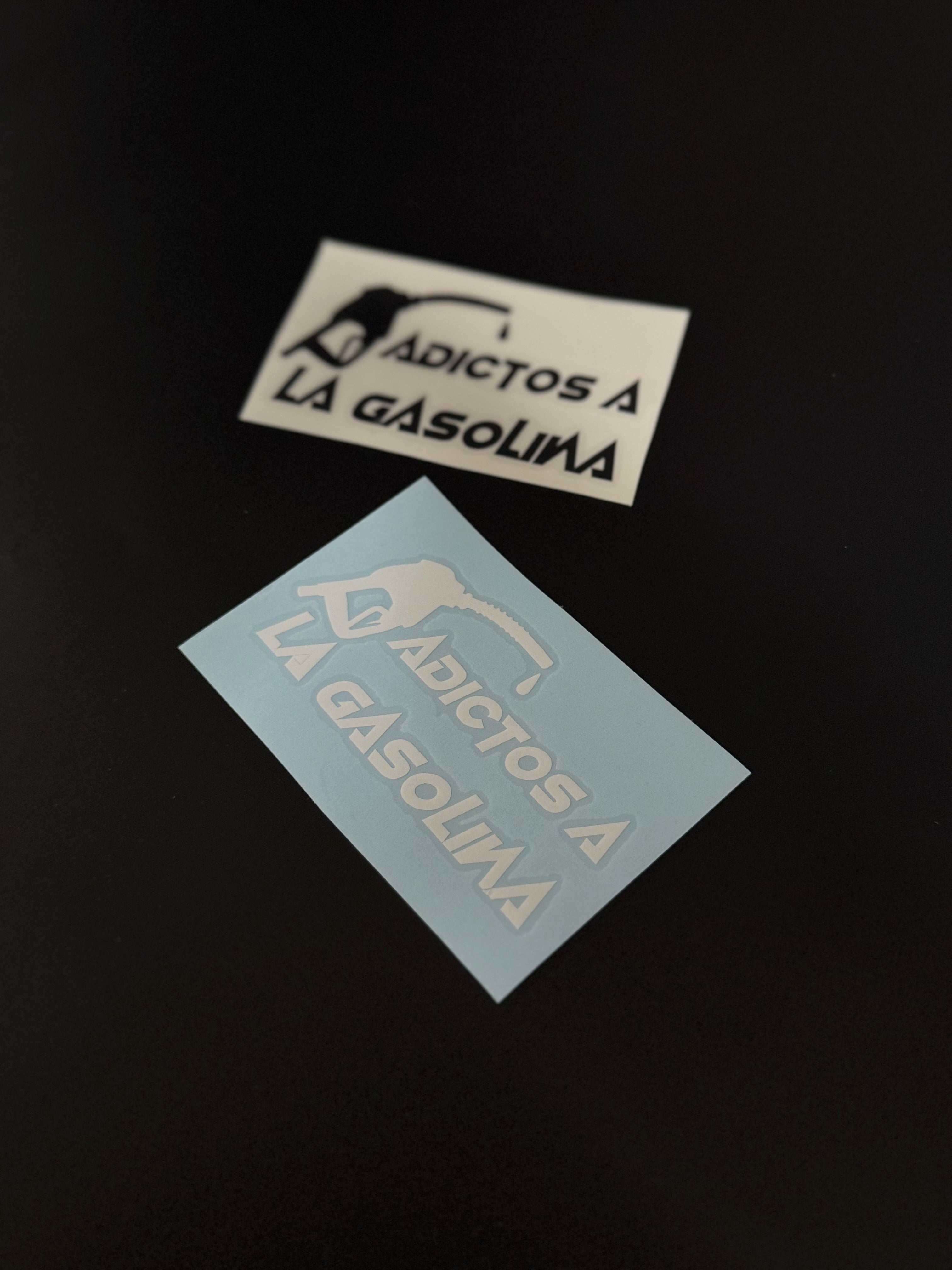 Pegatina Adictos a la gasolina