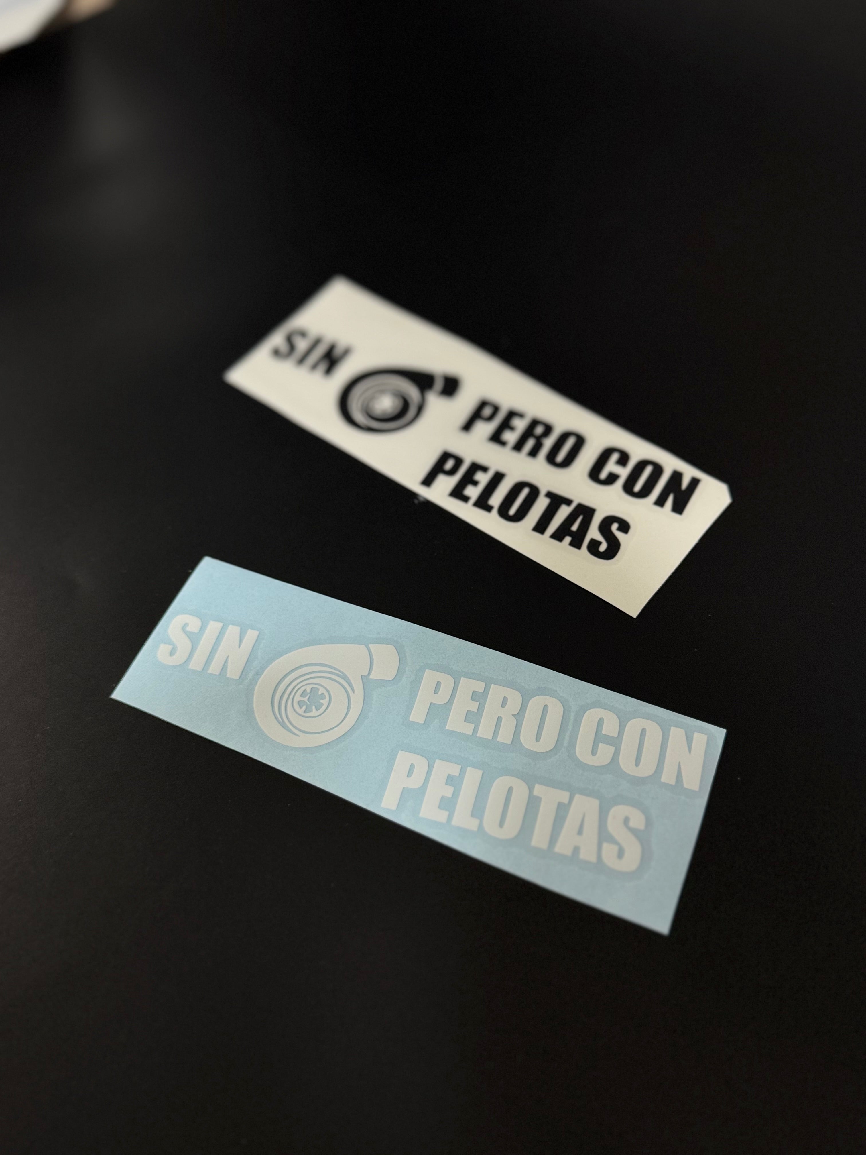 Pegatina: Sin Pero Con Pelotas