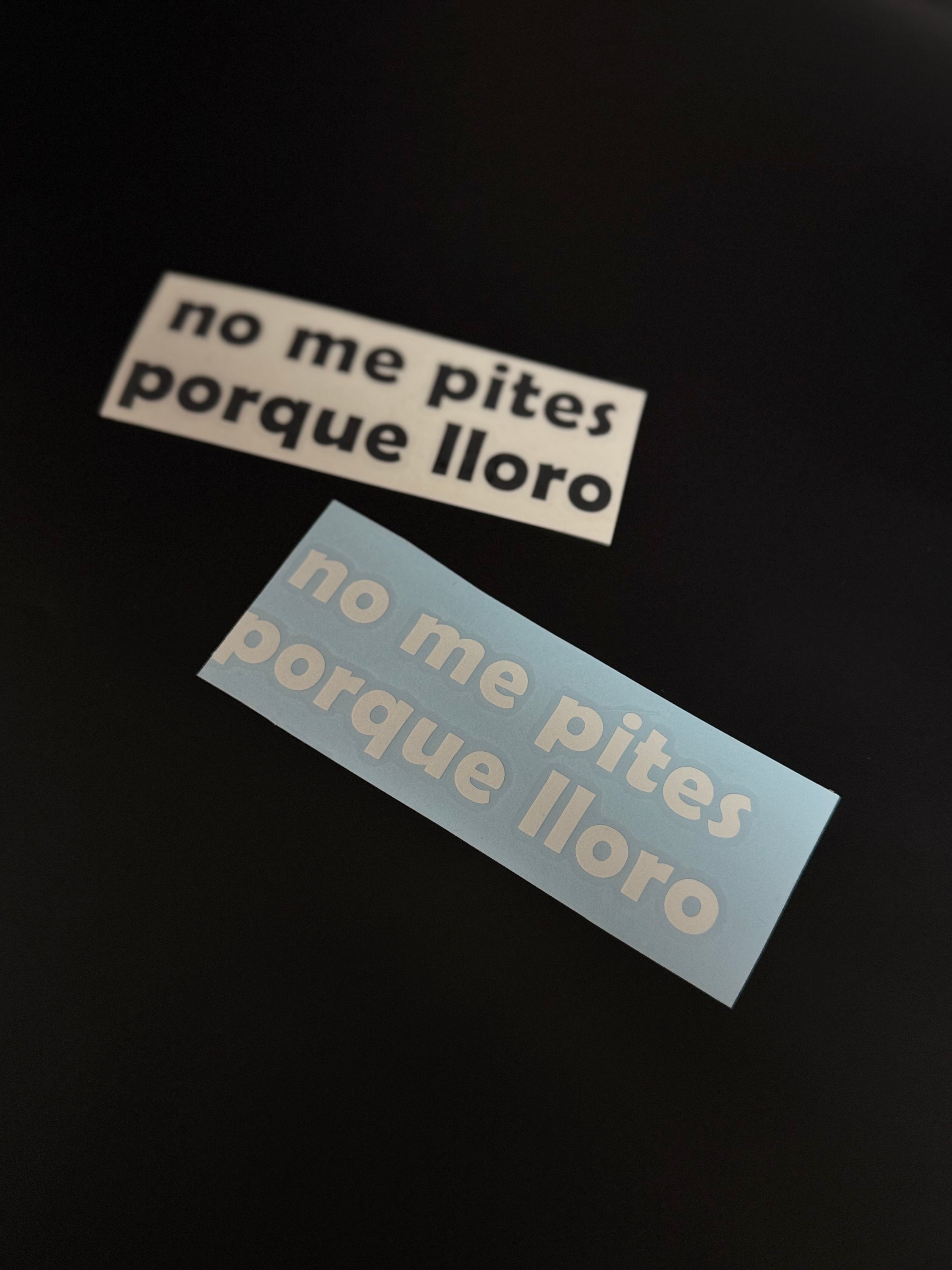 Pegatinas: no me pites