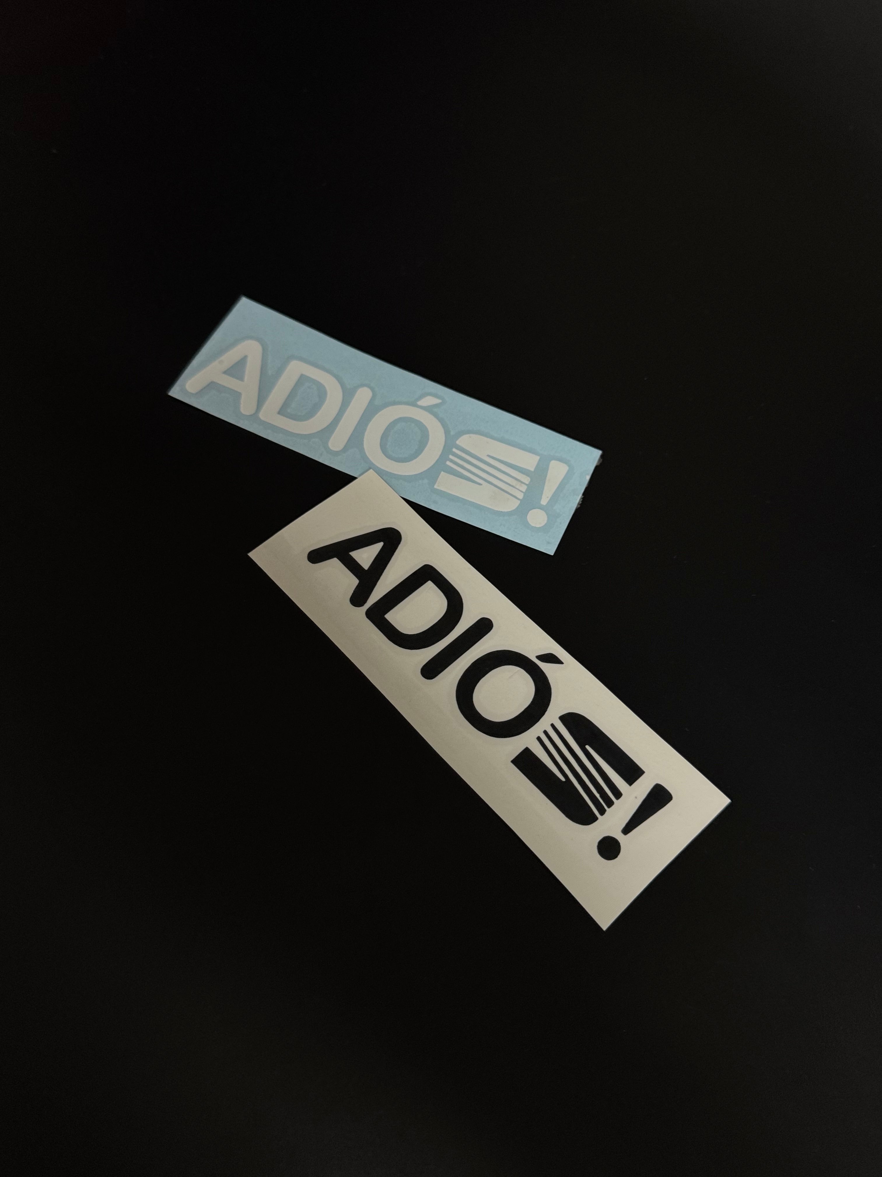Pegatina: Adios . eat