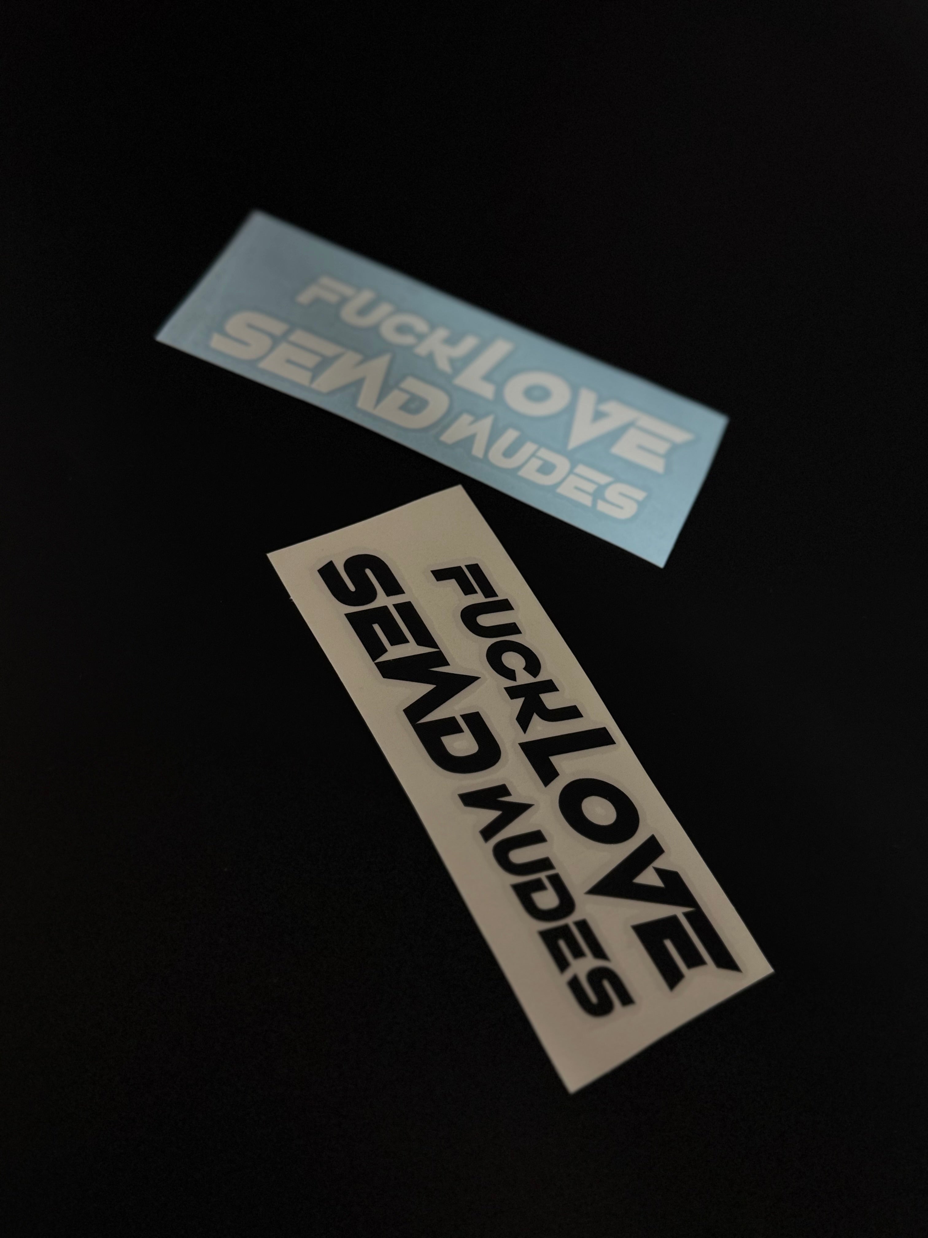 Pegatina: Fuck Love Send Nudes