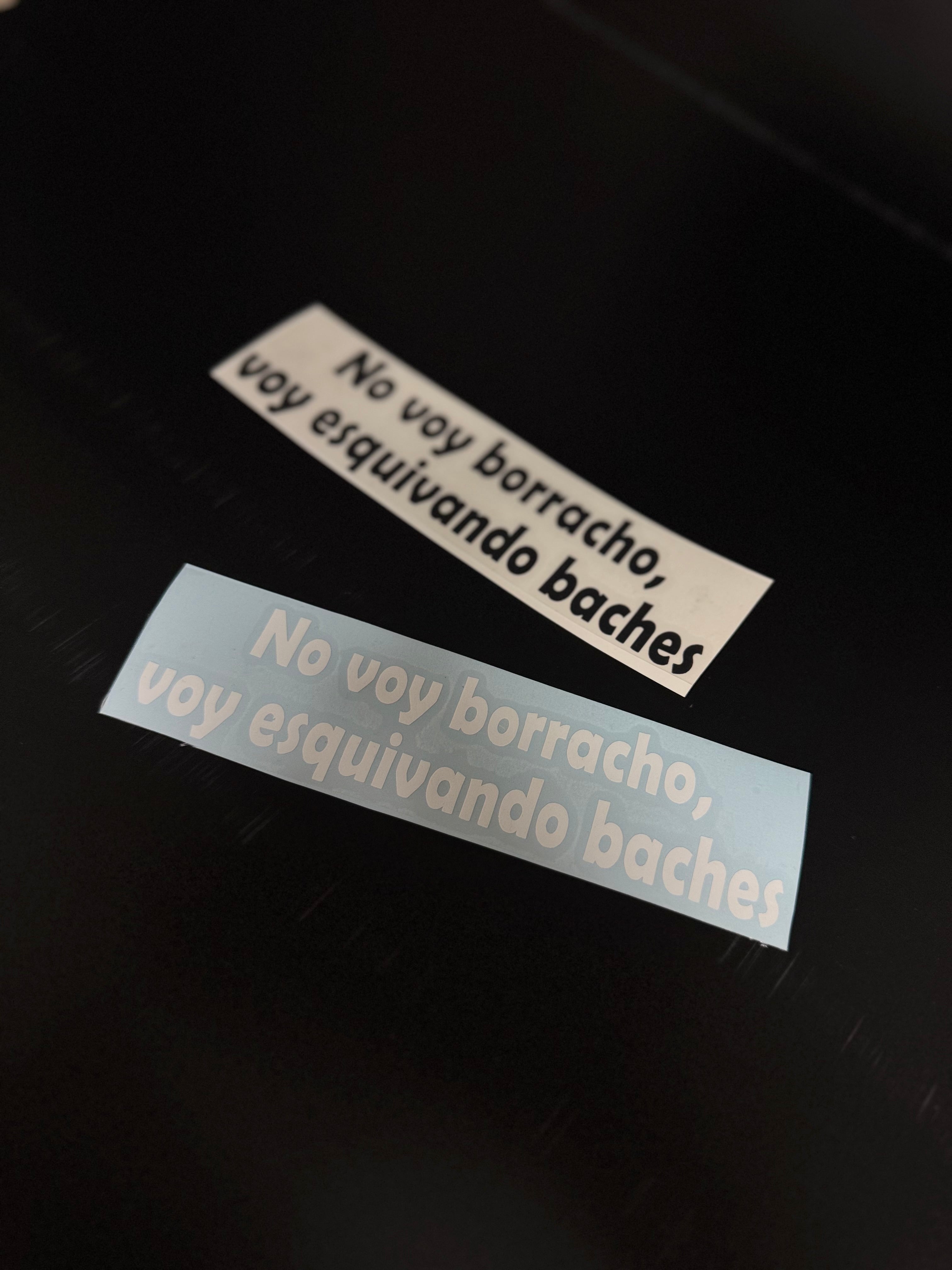 Pegatina: No Voy borracho