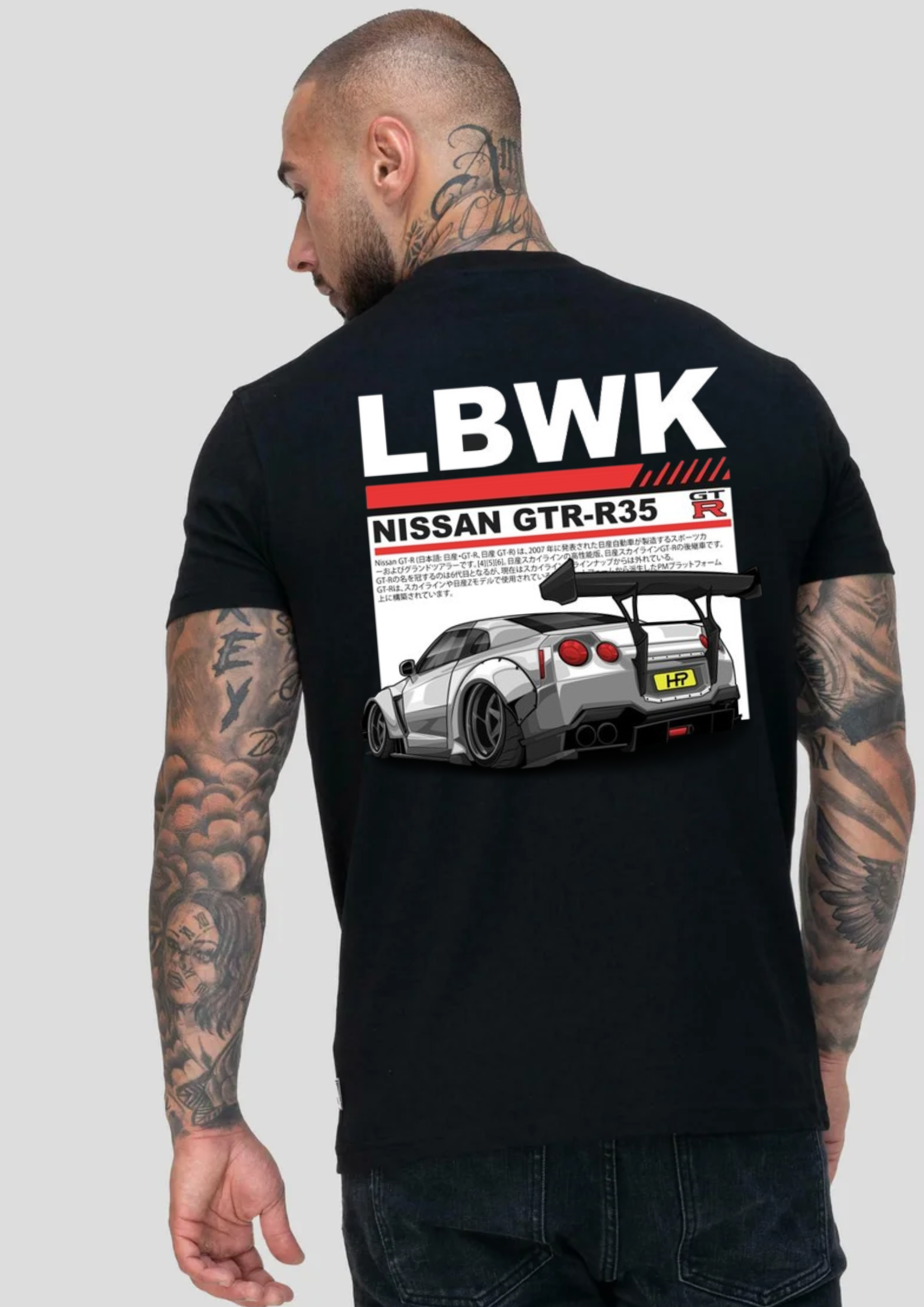 Camiseta Nissan GTR liberty walk