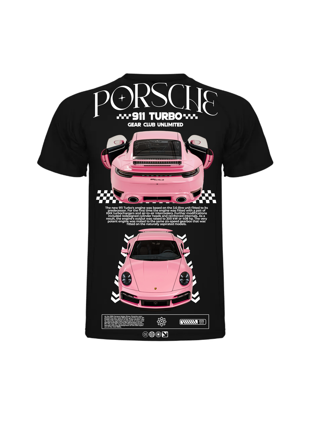 Camiseta Porsche 911 Turbo S