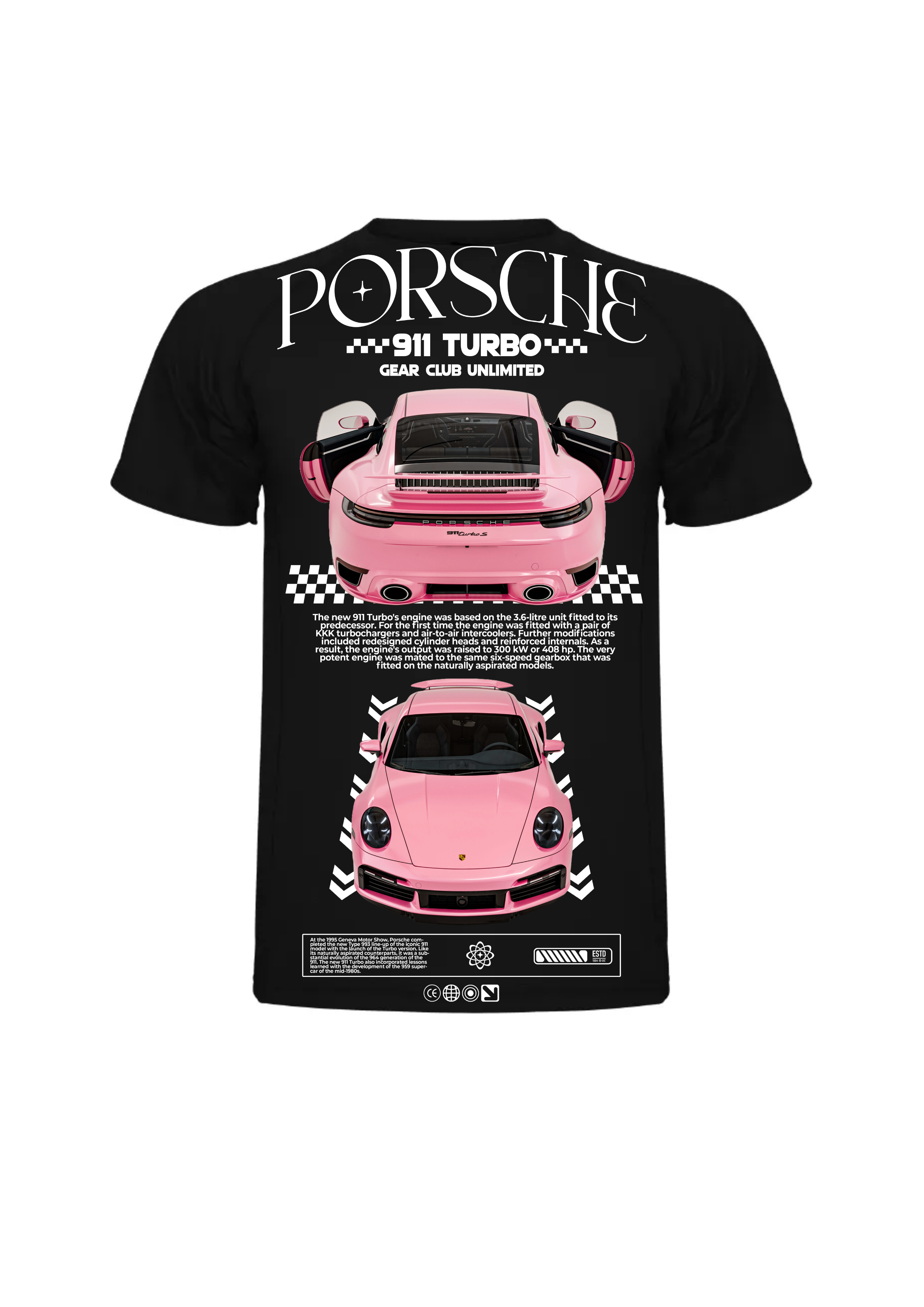 Camiseta Porsche 911 Turbo S