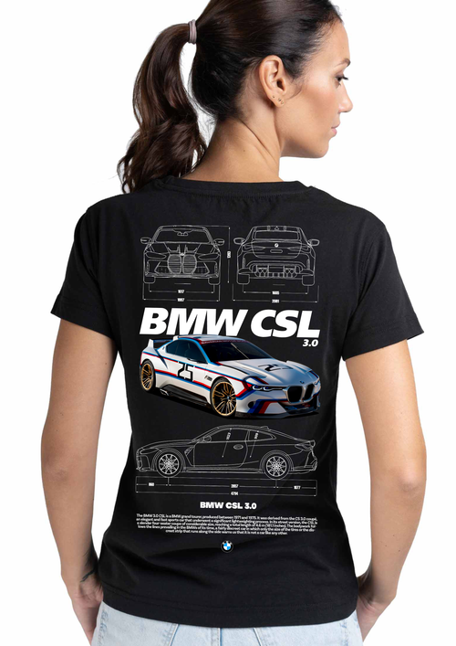Camiseta BMW CSL Negra