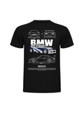 Camiseta BMW M3  GTR Negra