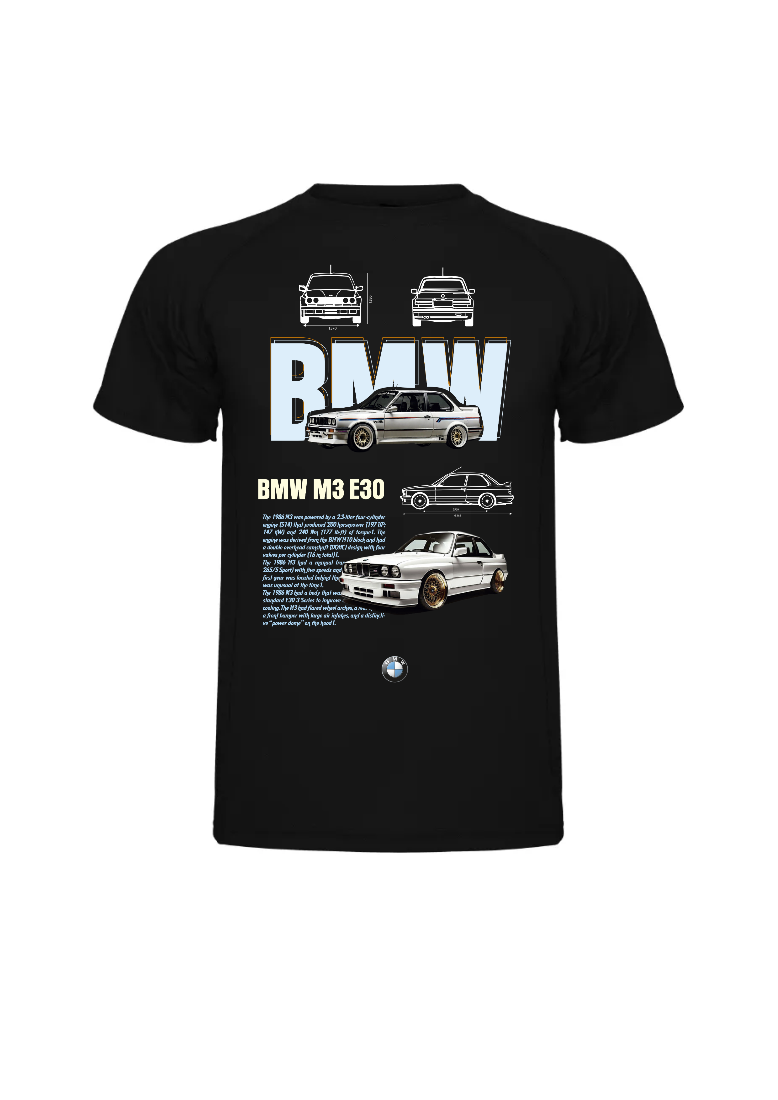 Camiseta BMW M3 E30