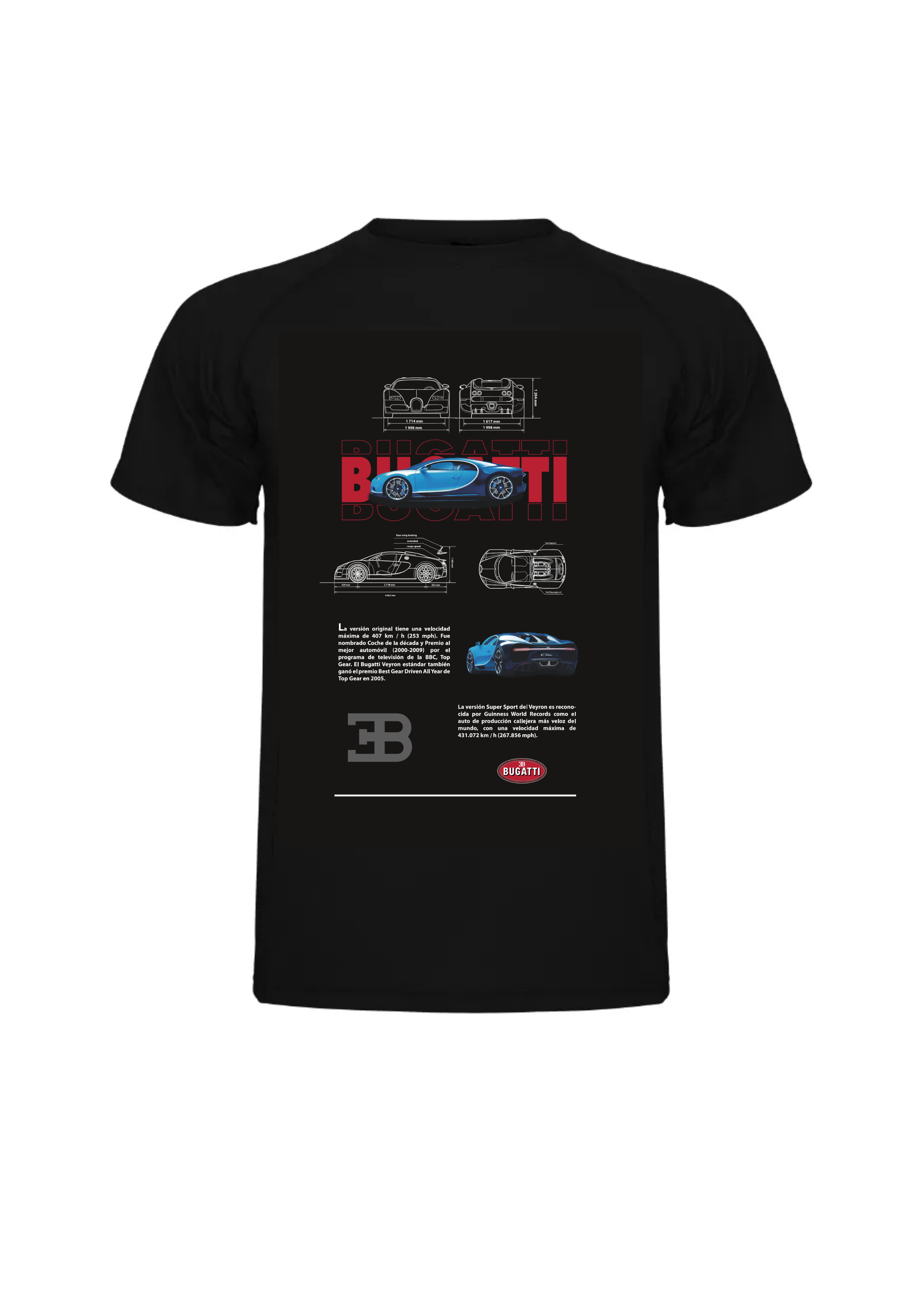 Camiseta Bugatti Veyron