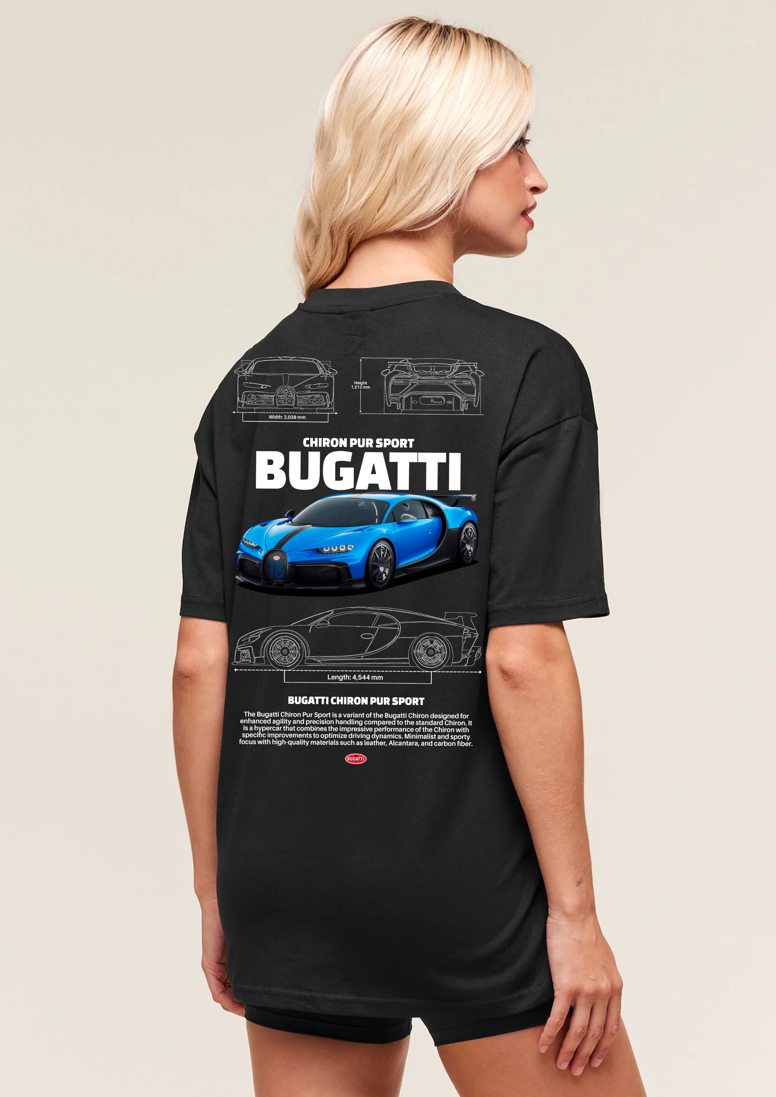 Camiseta Bugati Chiron