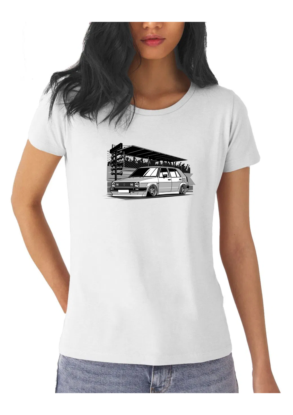 Camiseta Volkswagen Golf 2 Blanca