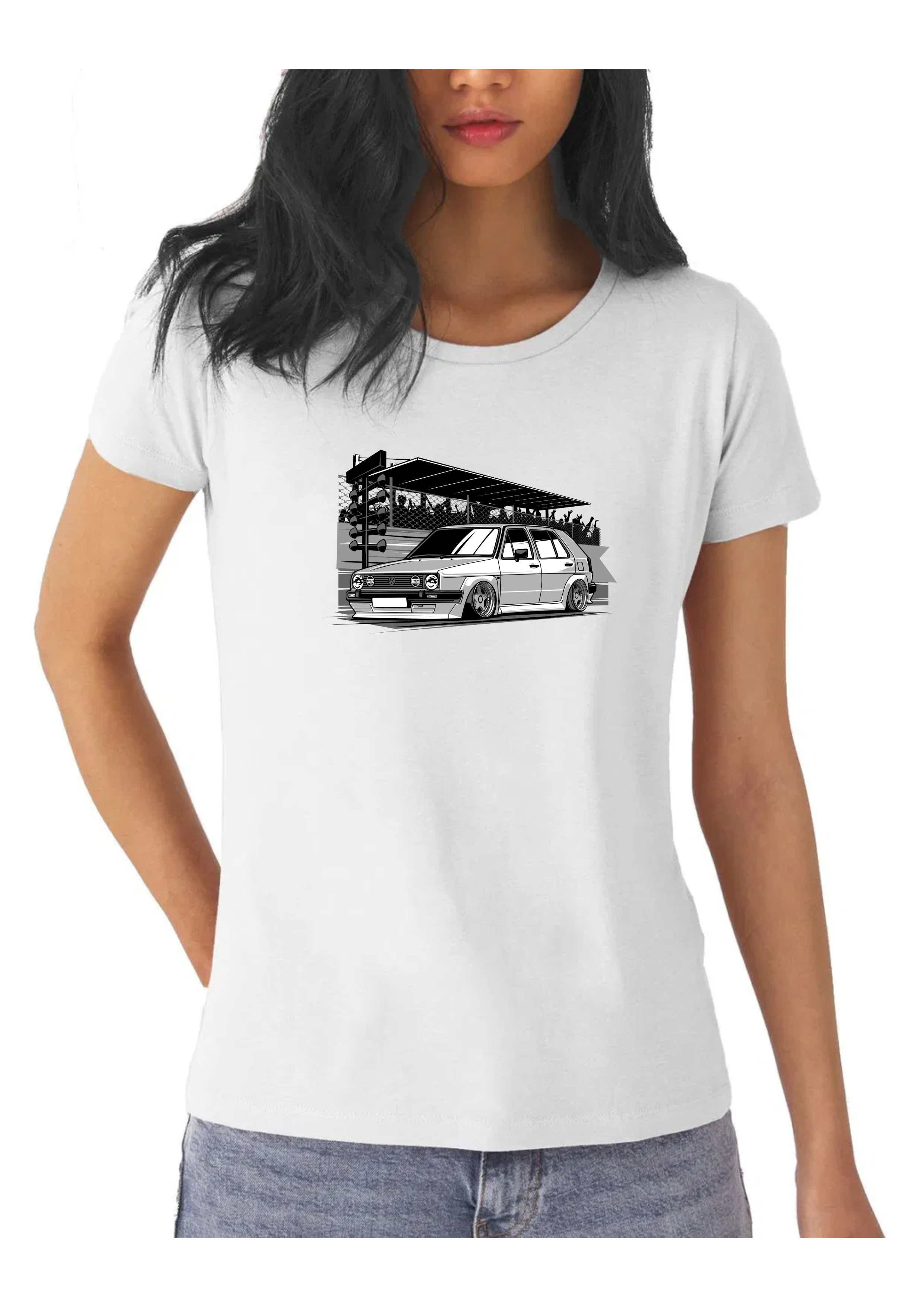 Camiseta Volkswagen Golf 2 Blanca