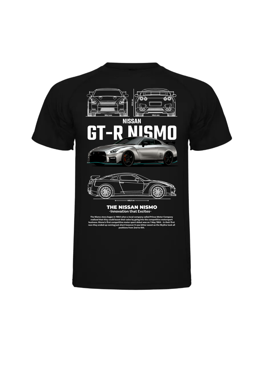 Camiseta Nissan GT-R Nismo