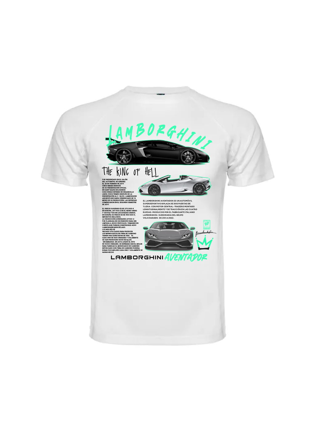 Camiseta Lamborghini The King Of Hell