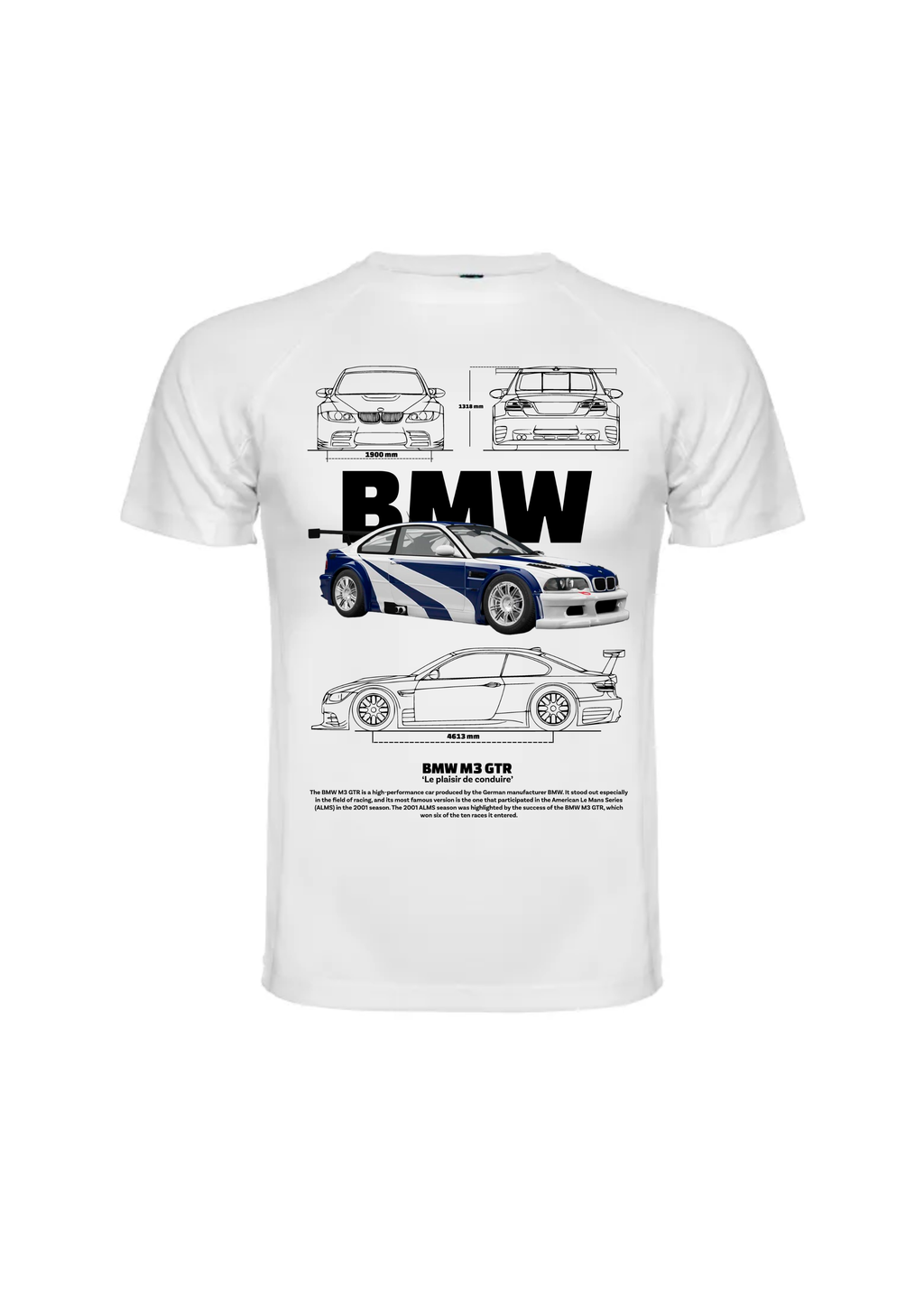 Camiseta BMW M3 GTR Blanca