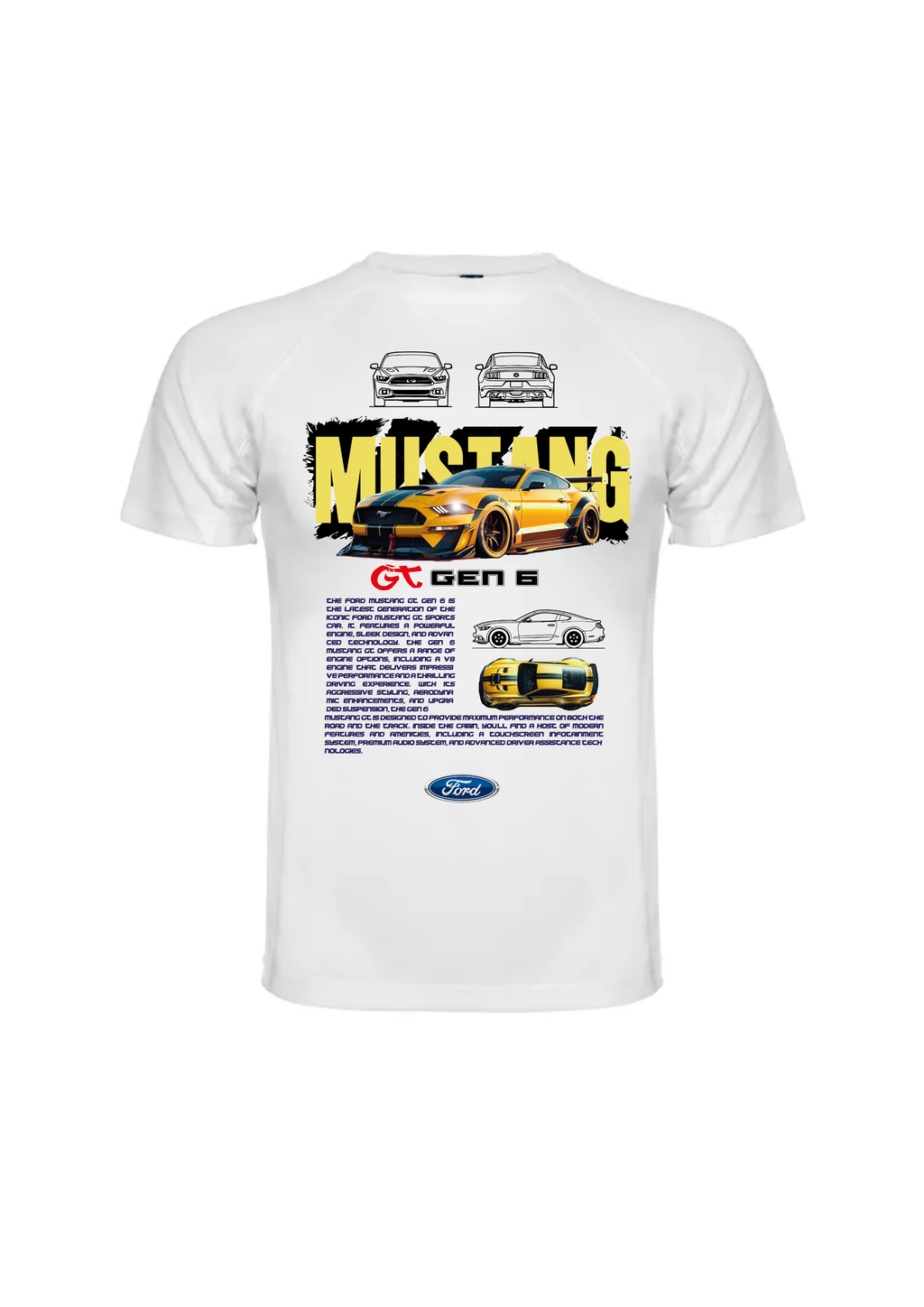 Camiseta Mustang GT Gen 6