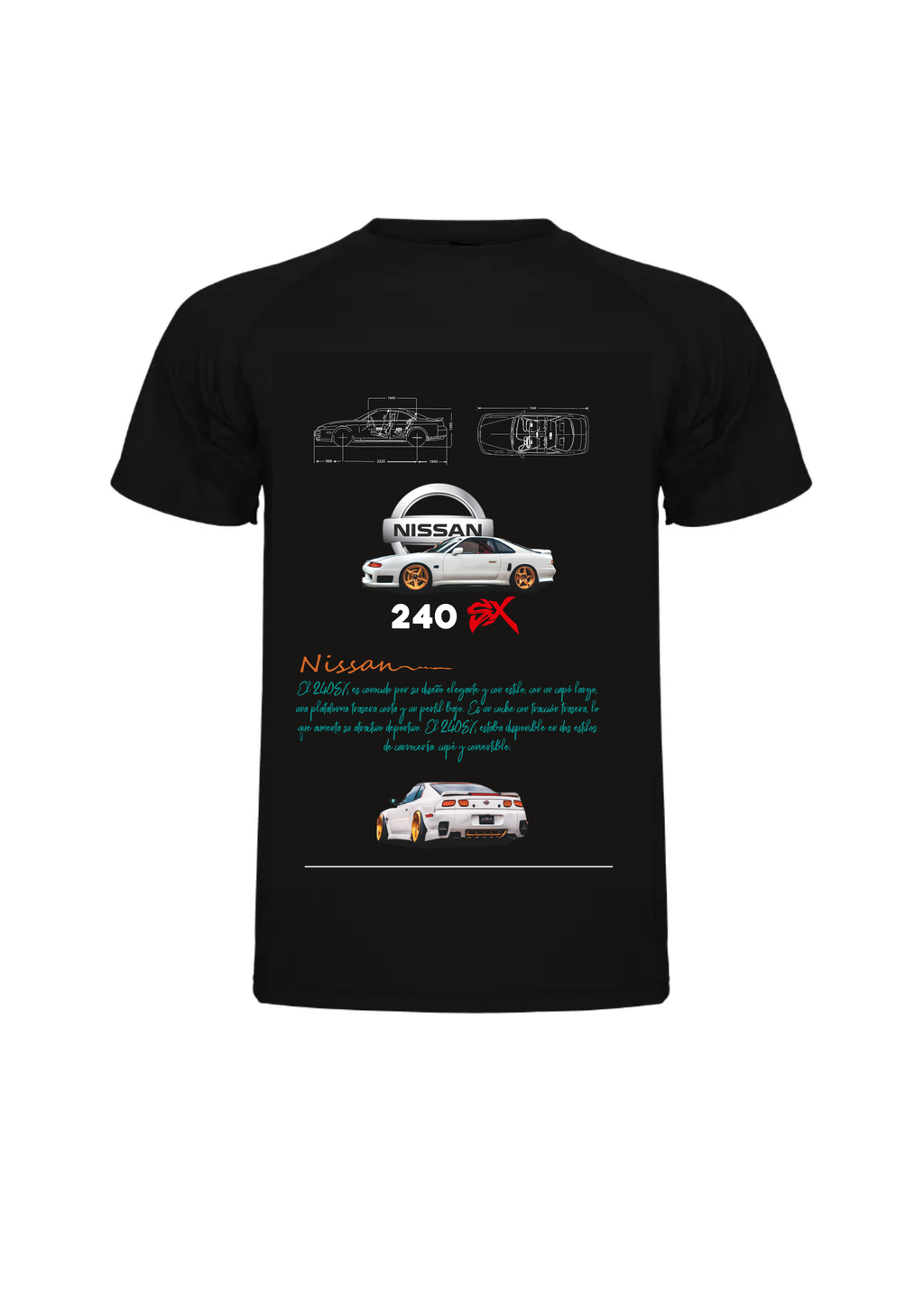 Camiseta Nissan 240 SX