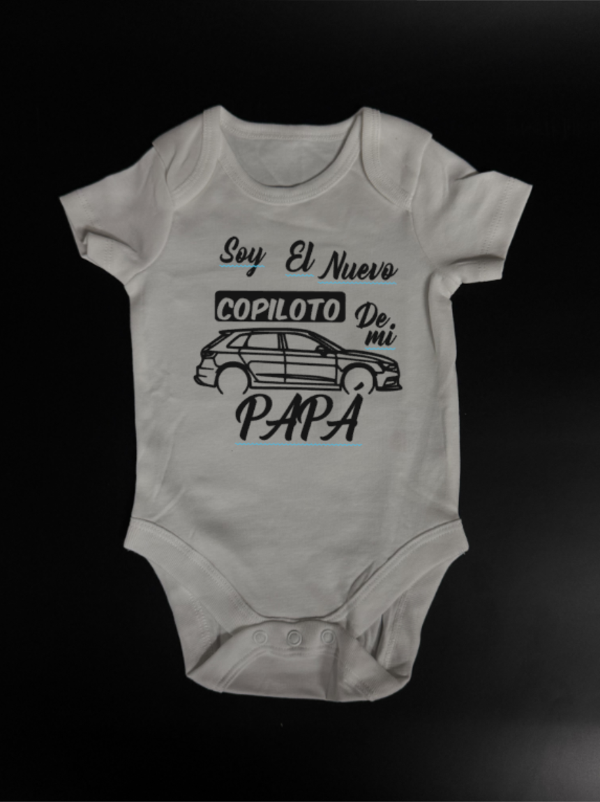 Body bebe: Copiloto de PAPA Audi