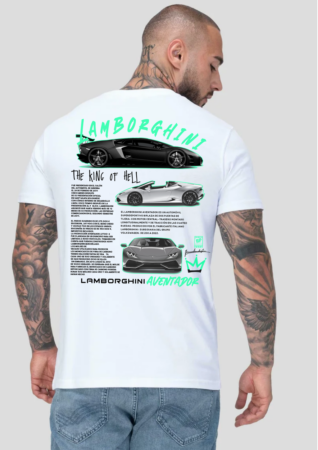 Camiseta Lamborghini The King Of Hell