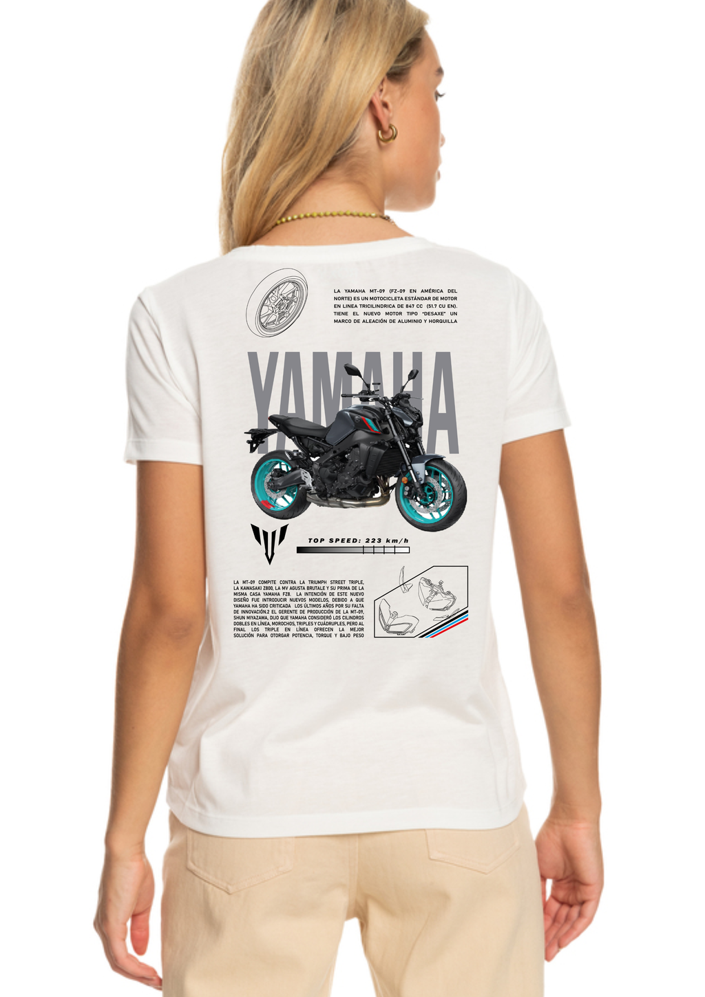 Camiseta Yamaha MT-09